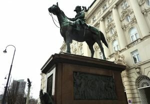 Statue équestre de Radetzky à Vienne