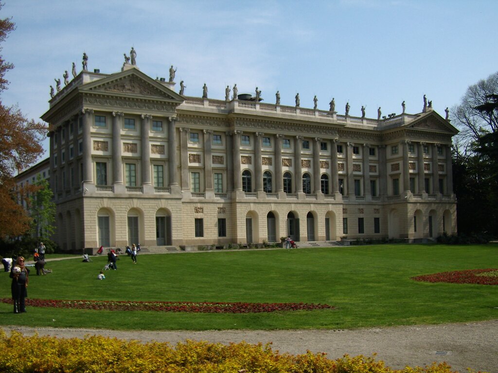La villa Reale de Milan (Arbalete)