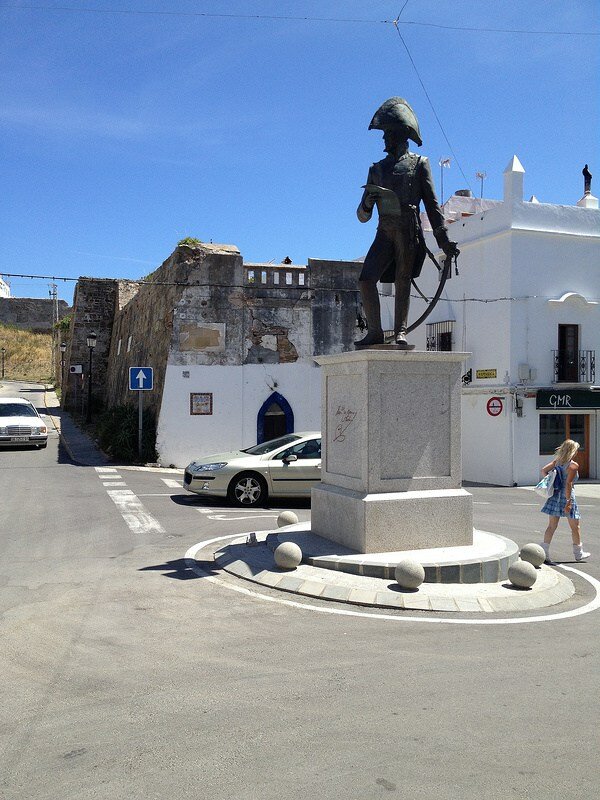 Statue du général Copons à Tarifa