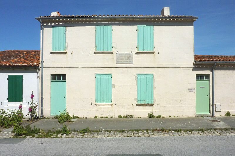 A l’île d’Aix, maison occupée par la famille Gourgaud en 1815