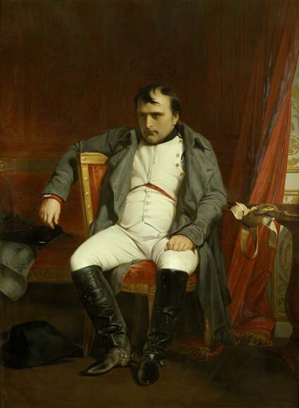 Napoléon à Fontainebleau - Delaroche