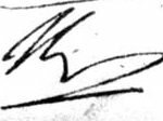 Signature datée du 23 mars 1814 (lettre à Marie-Louise)