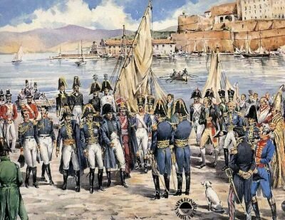 Débarquement de Napoléon à Porto-Ferrajo