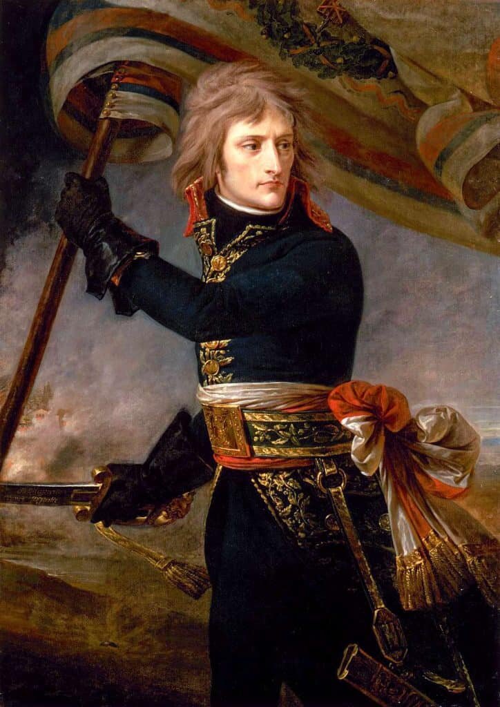 Bonaparte au pont d'Arcole . Gros