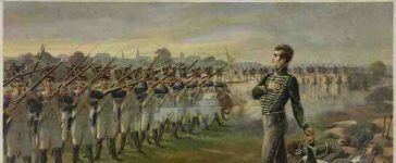 L'exécution des onze officiers de Johann von Schill,par un peleton français