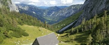 Blick von der Häuslalm nach St. Ilgen am Hochschwab