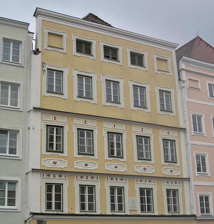 Stadtplatz 34, maison Josef Schüde où Napoléon loge à Braunau Photo D. Timmermanns