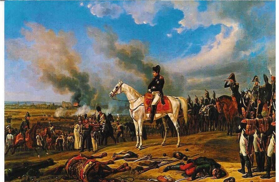 Napoléon à Eckmühl. Albrecht Adam