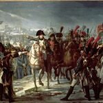 Napoléon haranguant le 2e corps d'armée sur le pont du Lech, à Augsbourg- Claude Gautherot