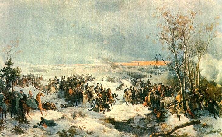 Bataille de Krasnoie (Tableau de Peter von Hess)