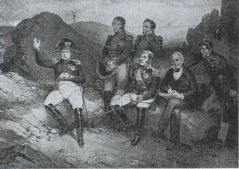 Napoléon et ses compagnons d'exil
